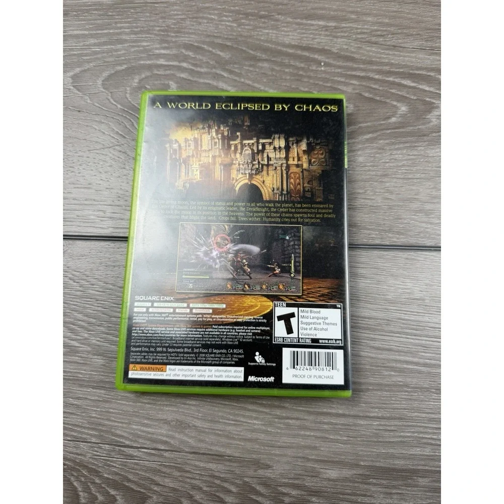 Infinite Undiscovery Xbox 360 (2007) No Manual